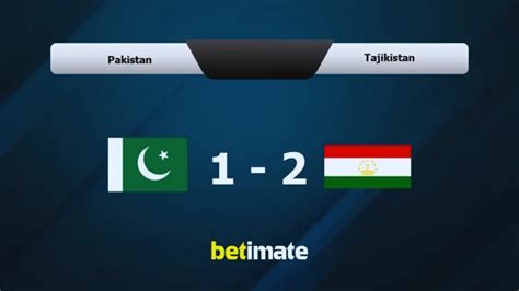 pakistan vs tajikistan soccer prediction